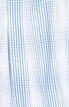 Cutter & Buck 'Crown Point' Short Sleeve Plaid Sport Shirt (Big & Tall)