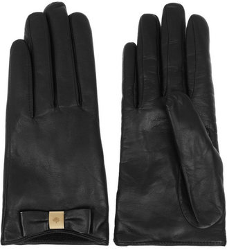 Mulberry Cashmere-lined nappa leather gloves