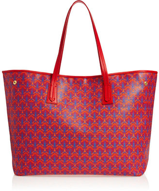 Liberty of London Designs Red Liberty London Marlborough Tote Bag