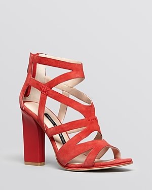 French Connection Open Toe Caged Sandals - Isla High Heel