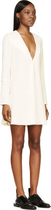 Proenza Schouler White Deep-V Dress