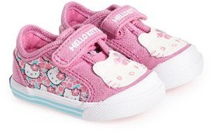 Keds 'Hello Kitty® - Glittery Kitty' Crib Shoe (Baby)