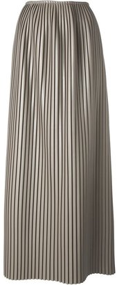 MSGM long pleated skirt
