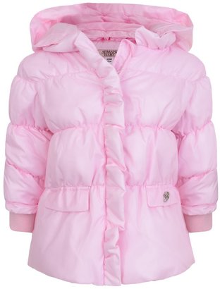 Armani 746 Armani Baby Girls Pink Padded Coat