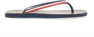 Moncler Ribbon and leather flip-flops