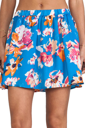 BB Dakota Camisha Floral Mini Skirt