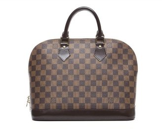 Louis Vuitton Pre-Owned Damier Ebene Alma PM Bag