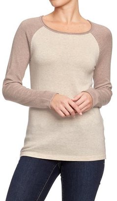 Old Navy Women's Color-Block Raglan-Sleeve Sweaters
