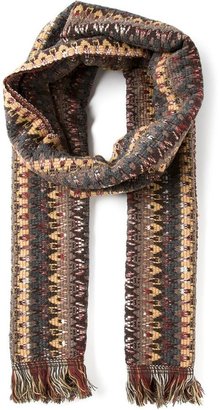 Missoni chevron knit scarf