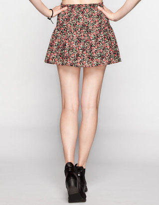 Vanilla Star HIPPIE LAUNDRY Floral Print Skater Skirt