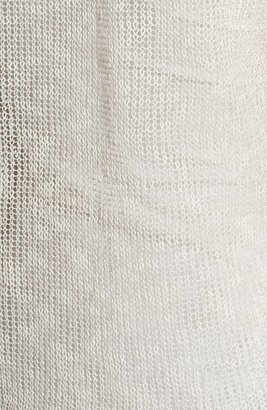 Eileen Fisher Soft Mesh Knit V-Neck Top (Regular & Petite)
