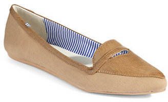 Charles Philip Inn Contrast Loafer Flats --