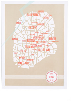 THESE ARE THINGS 'Cities' Wall Art Print