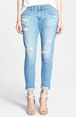 AG Jeans 'Nikki' Deconstructed Relaxed Skinny Crop Jeans (17 Years Lifted)