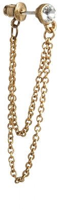 Pilgrim Gold Plated Chain Drop Earrings