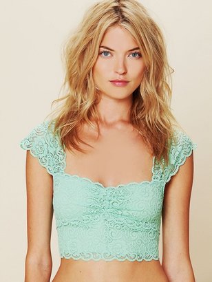 Free People Scallop Edge Lace Crop
