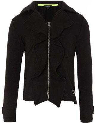 DKNY Girls fleece long sleeve jacket