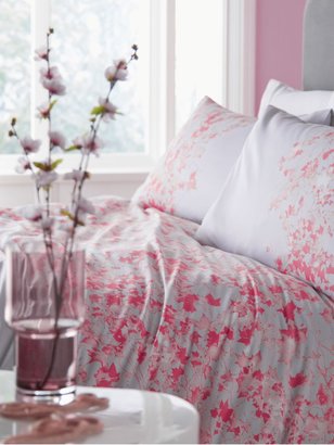 Pied A Terre Elodie floral grey double duvet cover
