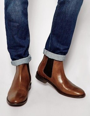 ASOS Chelsea Boots in Leather