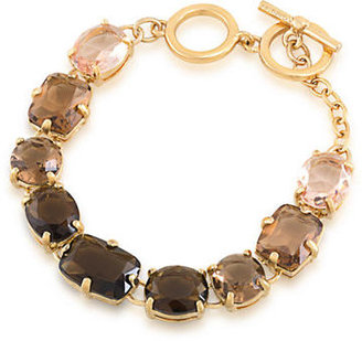 Carolee Gold-Tone and Multi-Color Stone Bracelet