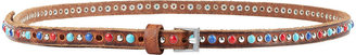 Zadig & Voltaire Jackson Embellished Leather Belt