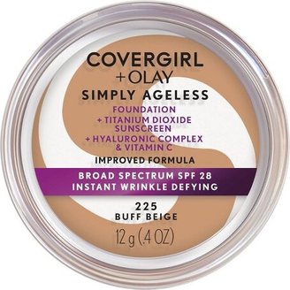 Cover Girl + Olay Simply Ageless Wrinkle Defying Foundation Compact - - 0.4oz