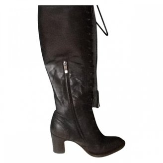 Barbara Bui Black Leather Boots