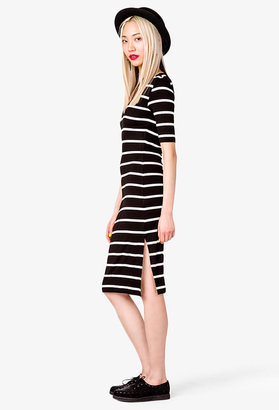 Forever 21 Striped Midi Dress