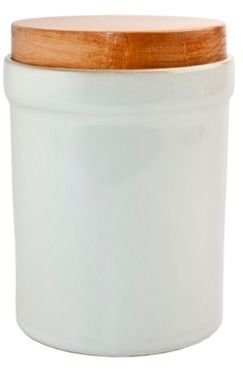 Denby White 'Linen Kitchen' storage jar