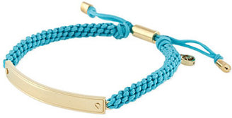 Michael Kors Jewellery Plaque woven bracelet