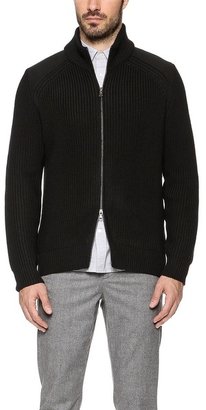 Vince Melton Zip Front Sweater