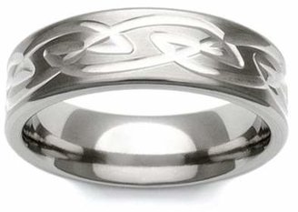 GETi Titanium Celtic Knot Pattern 6mm Ring