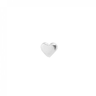 Catbird Silver Heart Stud