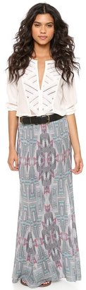 Twelfth St. By Cynthia Vincent Slit Maxi Skirt