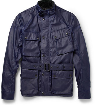 Belstaff Circuitmaster Belted Waxed-Cotton Coat