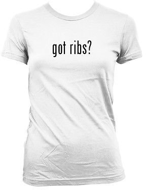 got ribs? - Women's T-Shirt Tee - BBQ Pork Beef Food Meat Spicy Messy Sauce