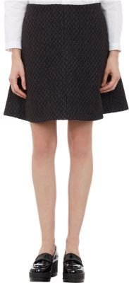 Carven Coated Tweed Skirt