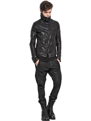 Julius Zip Collar Leather Jacket