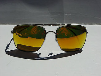 Oakley NEW! DEVIATION Sunglasses Polished Chrome / Fire Iridium OO4061-03