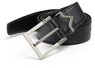 Versace Leather Logo Belt
