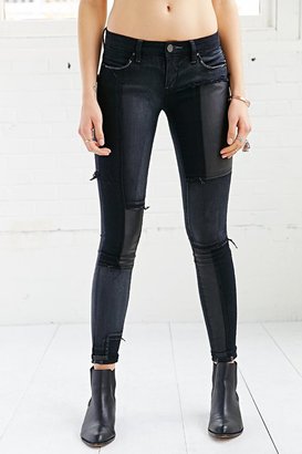 Blank NYC Faux-Leather Patch Jean