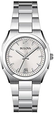 Bulova 96M126 Women's Dress Bracelet Watch, Silver