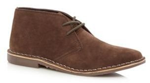 Red Tape Brown suede chukka boots