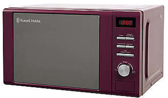 Russell Hobbs Heritage Purple Microwave