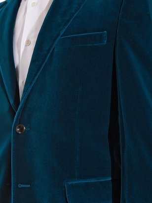 Alexander McQueen Single-breasted velvet blazer