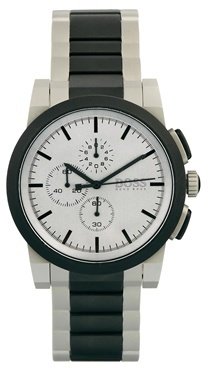 HUGO BOSS Architectural Steel Bracelet Strap Chronograph Watch 1512959 - Grey
