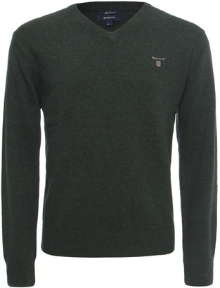 Gant V-Neck Lambswool Sweater