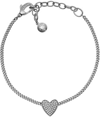 DKNY Heart Bracelet with Glitz Detail