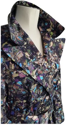 Dries Van Noten Multicolour Silk Coat