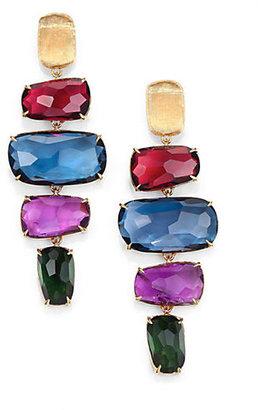 Marco Bicego Murano Semi-Precious Multi-Stone & 18K Yellow Gold Drop Earrings
